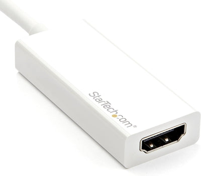 StarTech.com USB-C auf HDMI Adapter - Thunderbolt 3 kompatibel - Weiss - 4K 60Hz Weiss 4K 60Hz, Weis