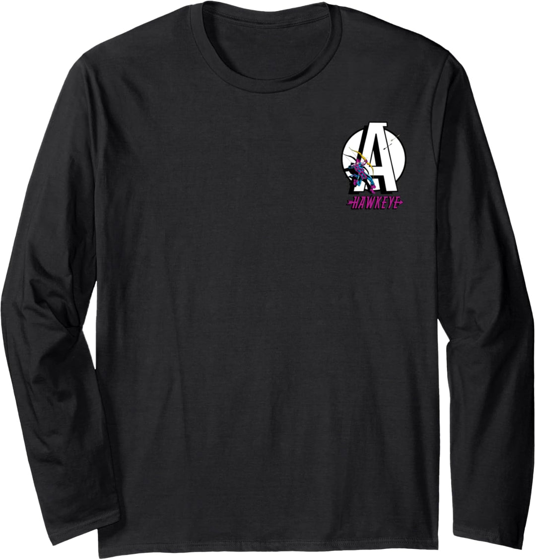 Marvel Avengers Hawkeye Pocket Logo Langarmshirt