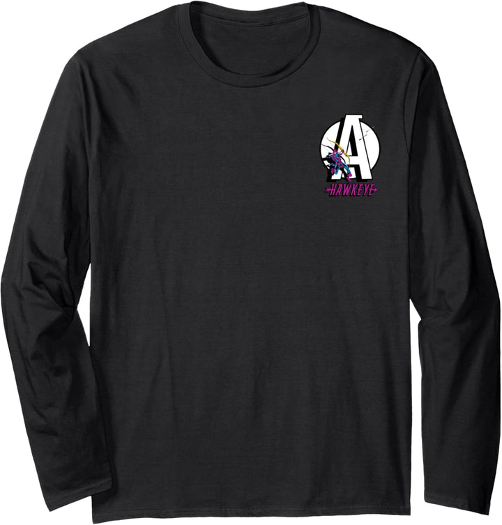 Marvel Avengers Hawkeye Pocket Logo Langarmshirt