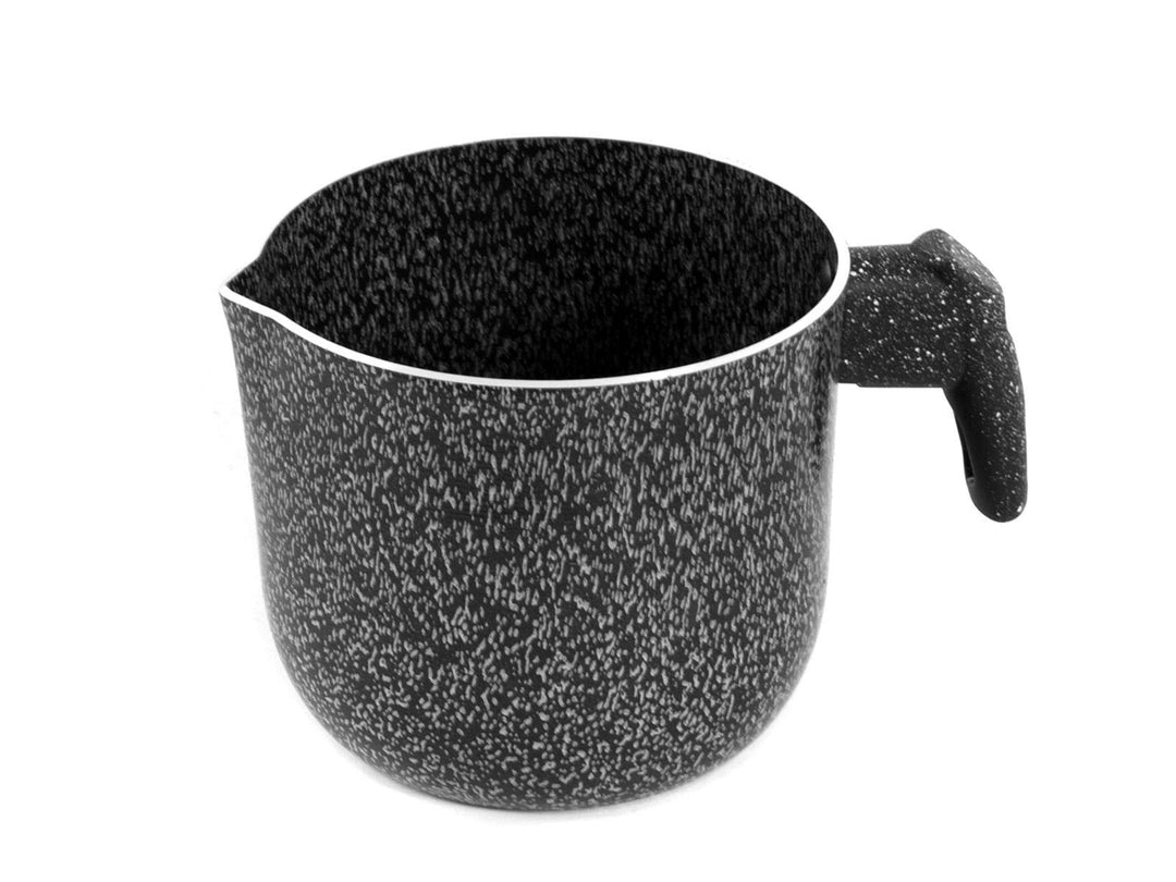 Home Stone Milchkocher mit Antihaftbeschichtung, Anthrazit/Grau, Stein, 2.26 Liter, Anthrazit