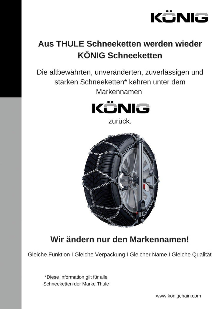 BB-EP Schneeketten Winter-Set für SUV & Transporter - passend für die Reifengrösse 245/45 R19 - Kett