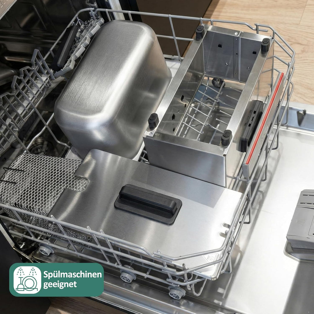Emerio 3.0L Öl-Fritteuse mit Kaltzonen Technologie, "sehr gut 1.4" getestet von Haus & Garten 06/201