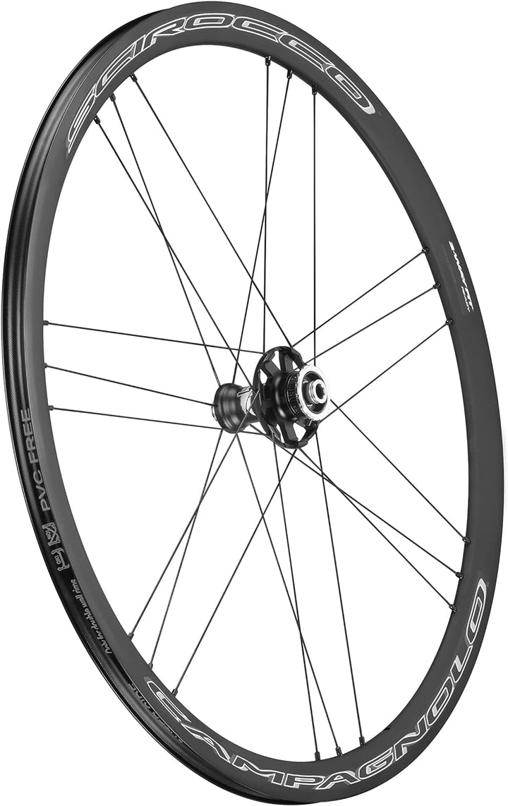 Campagnolo Unisex – Erwachsene Scirocco DB Laufradsatz, Schwarz, 28"