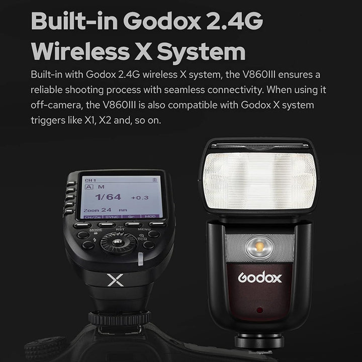 GODOX V860III-C Wireless TTL Speedlite Transmitter/Receiver Kamera-Blitzlicht Manual/Auto Flash GN60