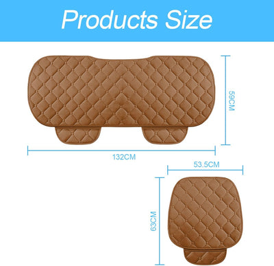 CGEAMDY Universal-Autositzbezug, Sitzkissen, aus Plüsch, rutschfest, für Stuhl, weich, atmungsaktiv,