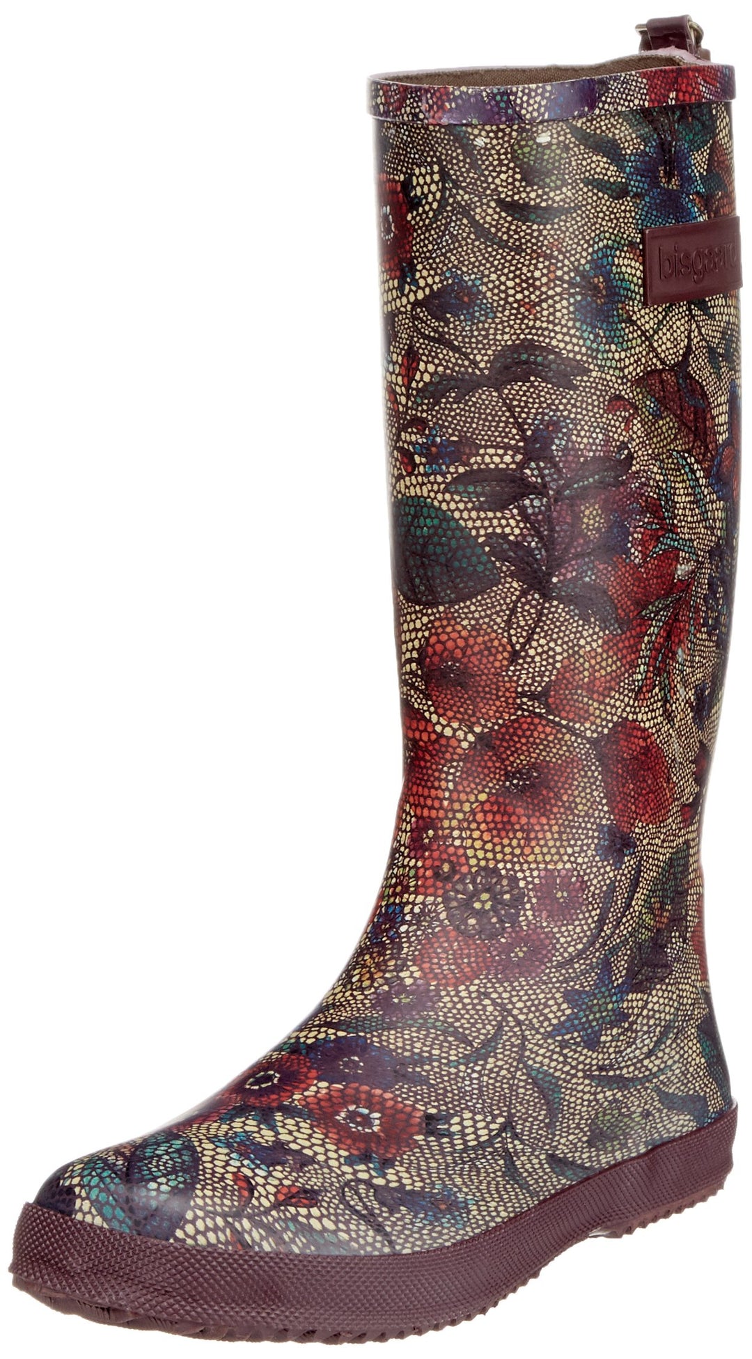 Bisgaard Mädchen Flower Gummistiefel 20 EU Mehrfarbig 174 Bordeaux Flowers, 20 EU Mehrfarbig 174 Bor
