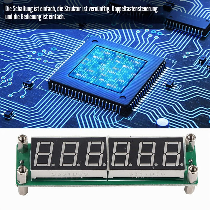 Hohe Empfindlichkeit Digitale Frequenzmesser, PLJ-6LED-H LED Anzeige Digitales Signal Frequenzzähler