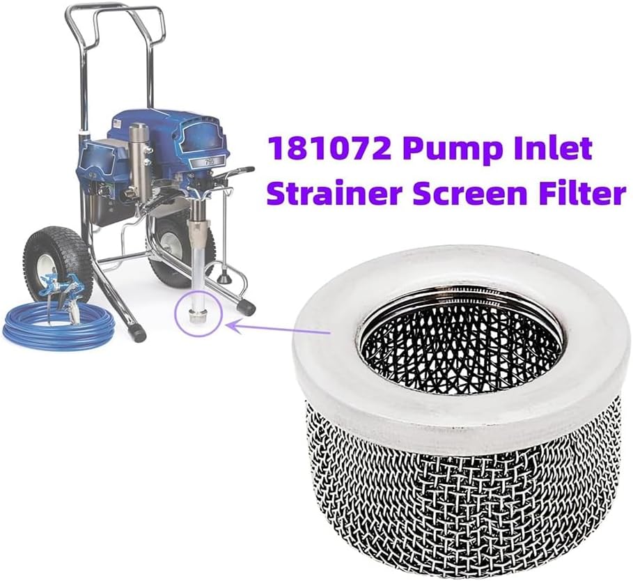 181072 287032 244067 Airless-Sprühfiltersieb-Set für 695 795 1095 1595 3900 5900 7900 Spritzgerät Er
