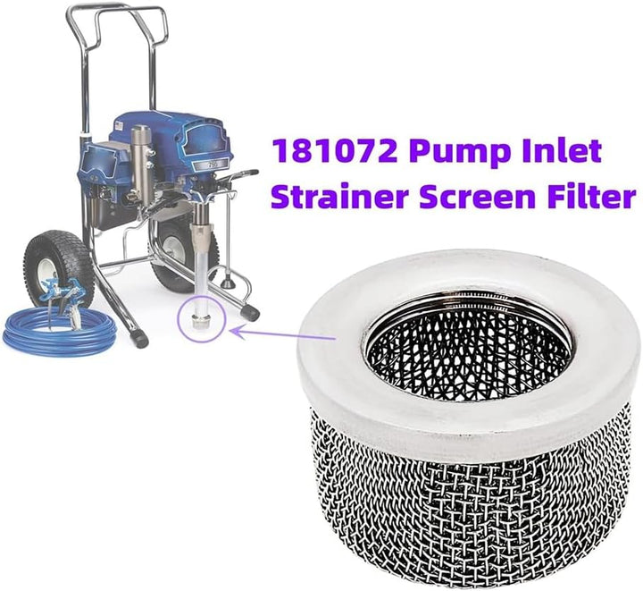 181072 287032 244067 Airless-Sprühfiltersieb-Set für 695 795 1095 1595 3900 5900 7900 Spritzgerät Er