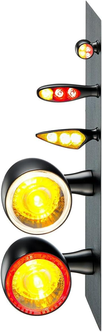 Kellermann LED-Rücklicht Atto RB Dark vertikale Montage