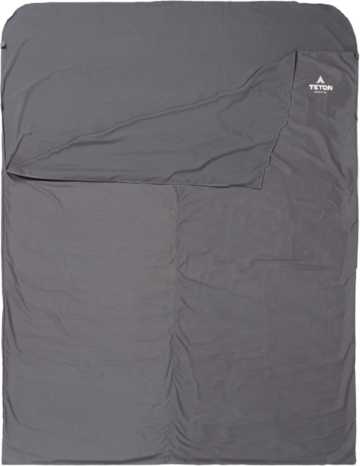 Teton Sports Schlafsack Liner; inklusive Stuff Sack Baumwolle, Mammut, 231 x 147 cm (91 x 58 Zoll),