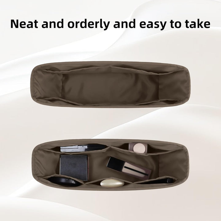 DGAZ Taschen Organizer Einsatz, Seide Innentasche für Neverfull PM/MM/GM, Leicht Taschenorganizer Sh