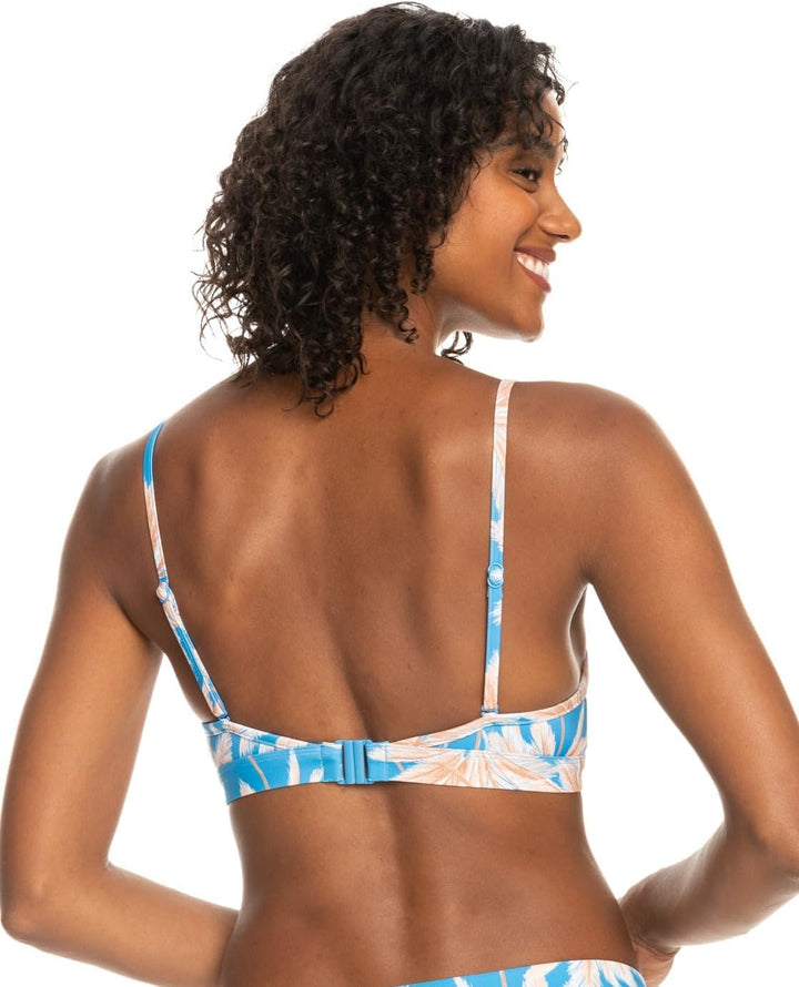 Roxy Damen Love The Cross Step Badeanzug - separat (1er Pack) XS Azure Blue Palm Island, XS Azure Bl