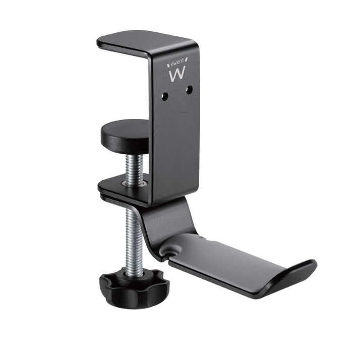 Ewent Gaming Headphone Stand, Universal Headphone Stand, Multifunction Adjustable 360 Rotating Arm w