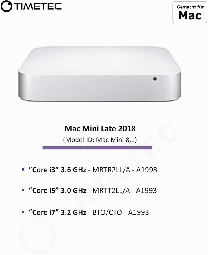 Timetec 16GB kompatibel für Apple DDR4 2666MHz für Mitte 2020 iMac20,1/20,2/Mitte 2019 iMac19,1 27 Z