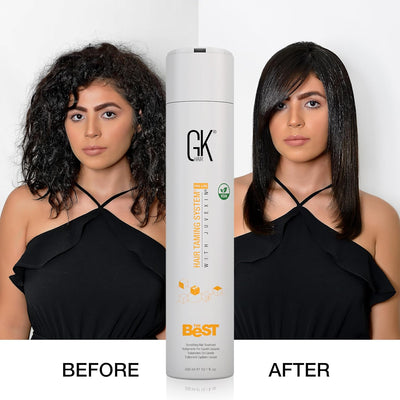 GK HAIR Global Keratin The Best (33.8 Fl Oz/1000ml) Glättende Keratin-Haarbehandlung - Professionell