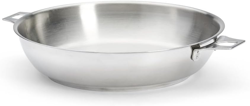 DE BUYER Bratpfanne, Edelstahl, Silber, 24 cm, 27.9 x 20.1 x 10.9 cm