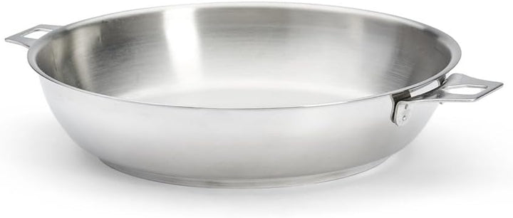 DE BUYER Bratpfanne, Edelstahl, Silber, 24 cm, 27.9 x 20.1 x 10.9 cm
