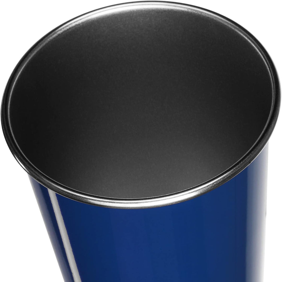 Robin Goods® 3X Edelstahl-Trinkbecher 500 ml in Blau – robuster und stilvoller Campingbecher – bruch