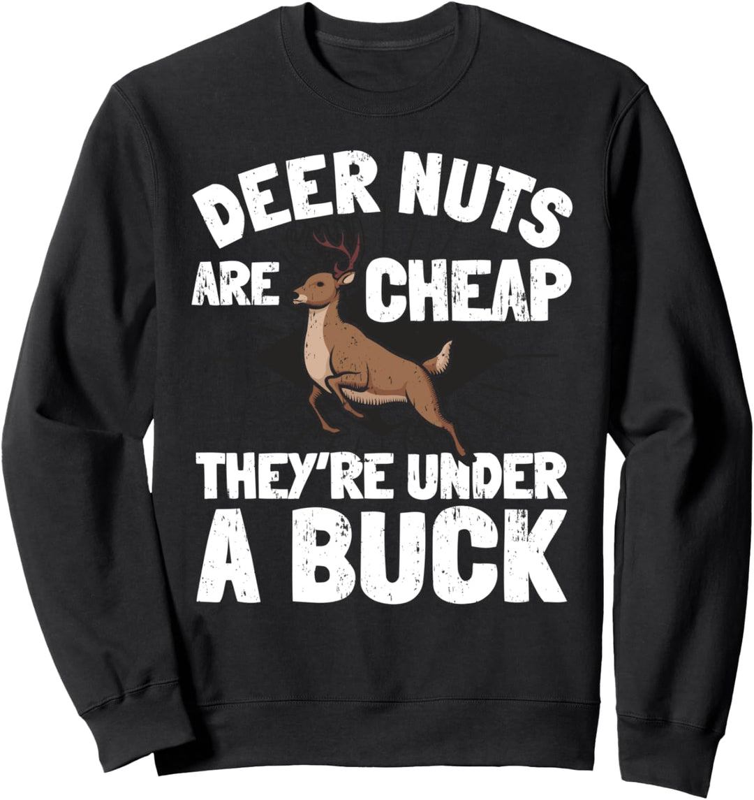 Lustiger Jäger Spruch Jagd I Hirscheier Sweatshirt