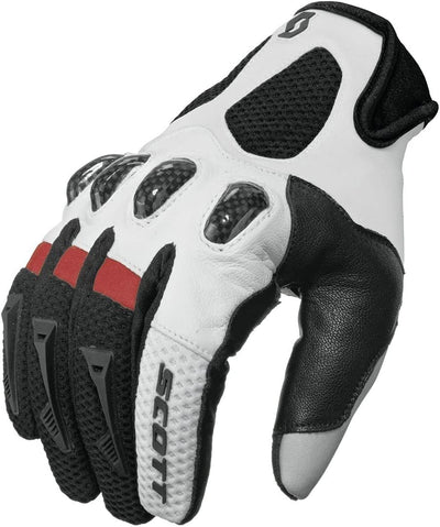 Scott Assault MX DH Motorrad/Fahrrad Handschuhe schwarz/weiss 2024 XL (11), XL (11)