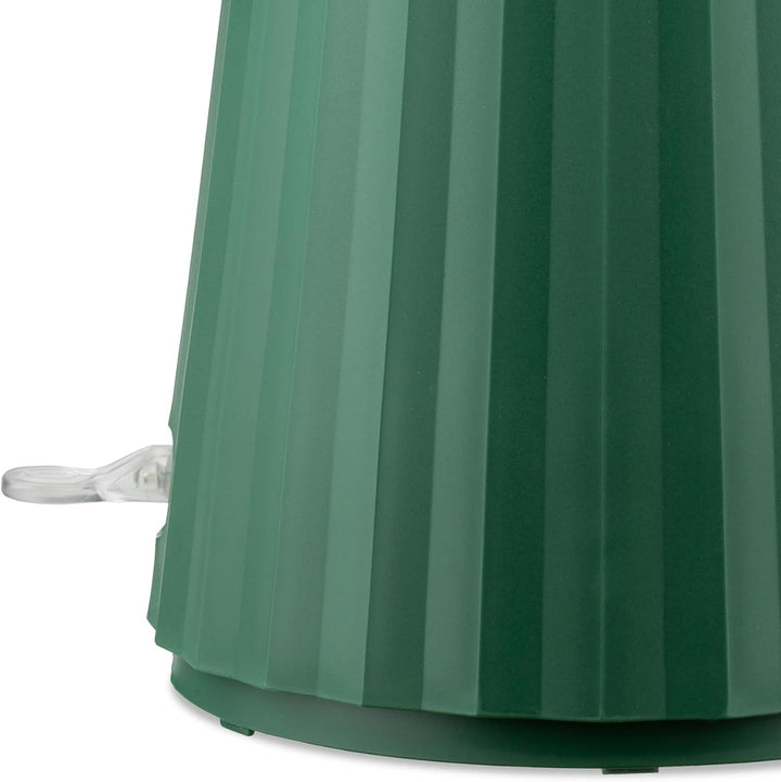 Alessi Plissé MDL06/1 GR - Design Elektrischer Wasserkocher, aus Thermoplastischem Harz, Europäische