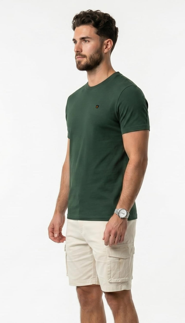 2er-Pack Herren-Henley-T-Shirts mit halben Ärmeln, leichte Henley-Oberteile Oliv, Marine, Kastanienb