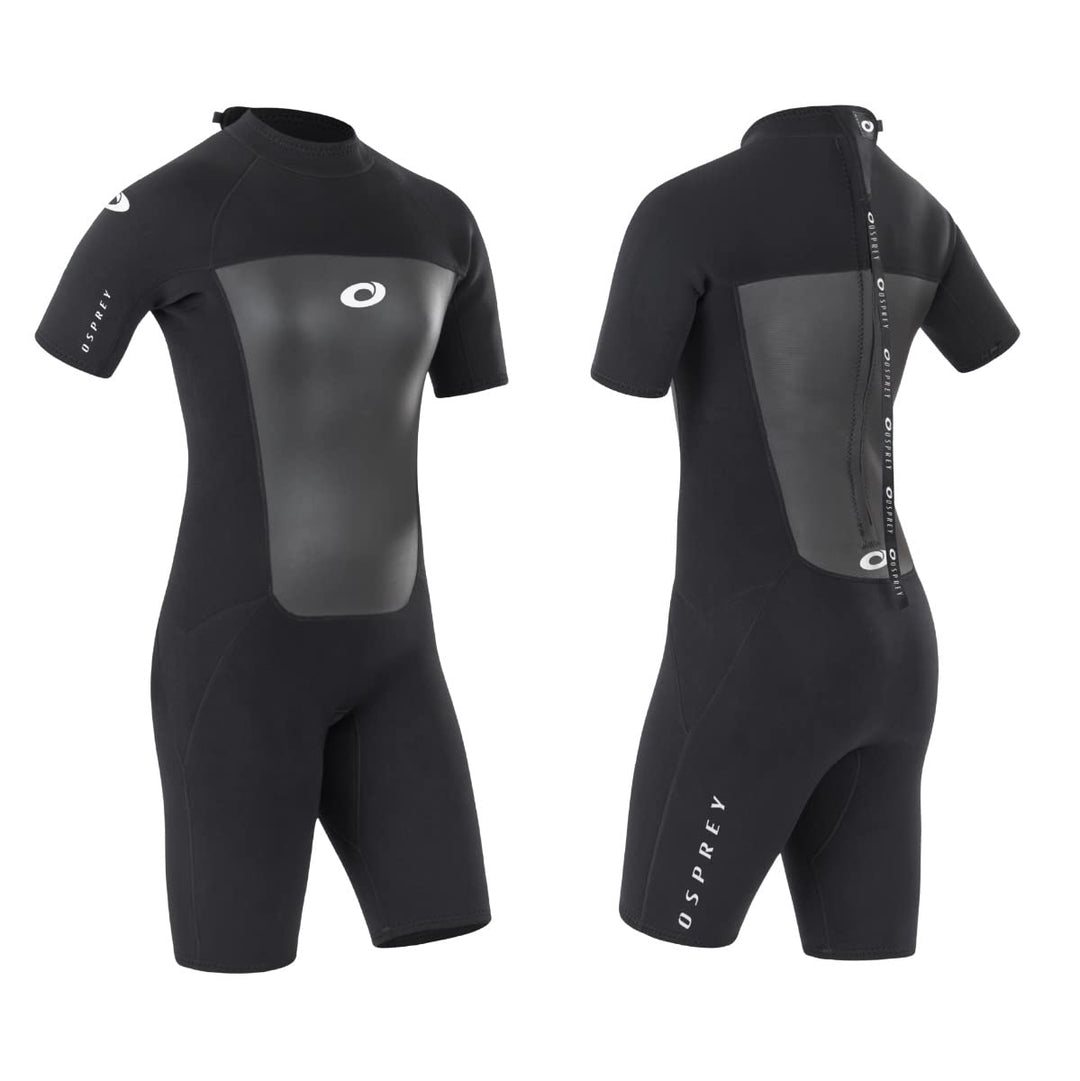 Osprey Damen Shorty 3mm Sommer Neoprenanzug Erwachsene Kurzarm Neopren Surfen Tauchen Wetsuit Origin