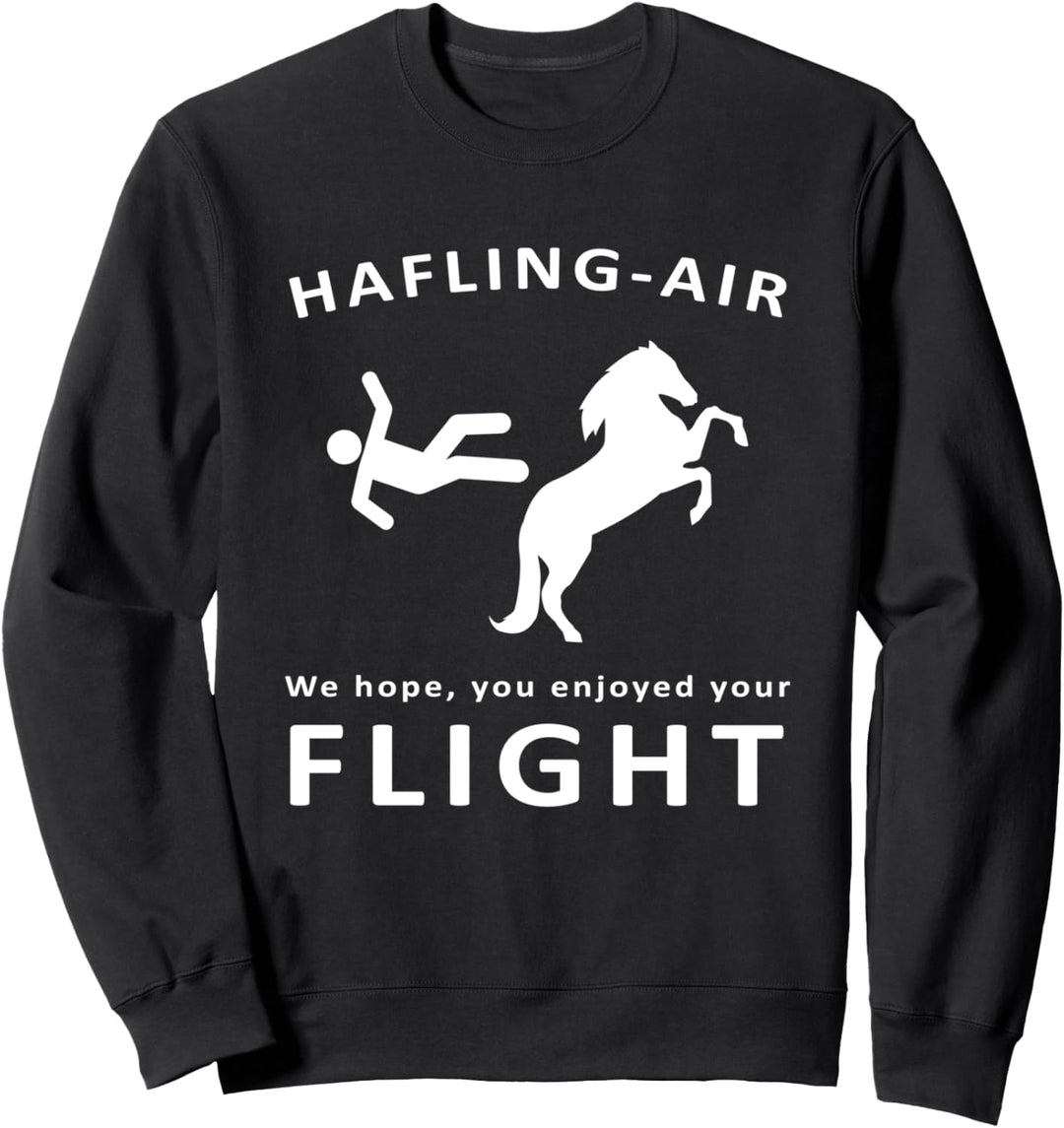 Haflinger Pferd Design mit witzigem Pferdespruch für Reiter Sweatshirt