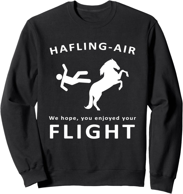 Haflinger Pferd Design mit witzigem Pferdespruch für Reiter Sweatshirt