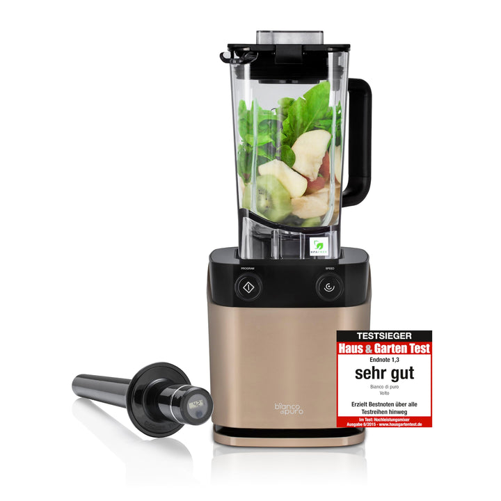Hochleistungsmixer VOLTO | N Smoothie Maker 8 Mixprogramme 1,5 Liter Füllvolumen BPA-frei - Bianco d