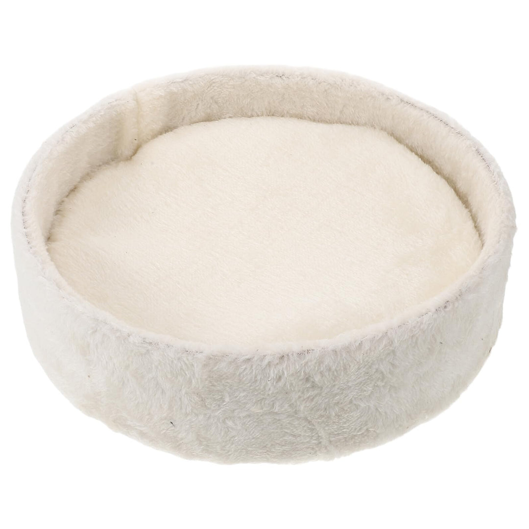Kisangel Katzenbaum Hängematte Ersatz 30X30cm aus Weichem Fleece mit Kissen Rundes Katzennest für Kl