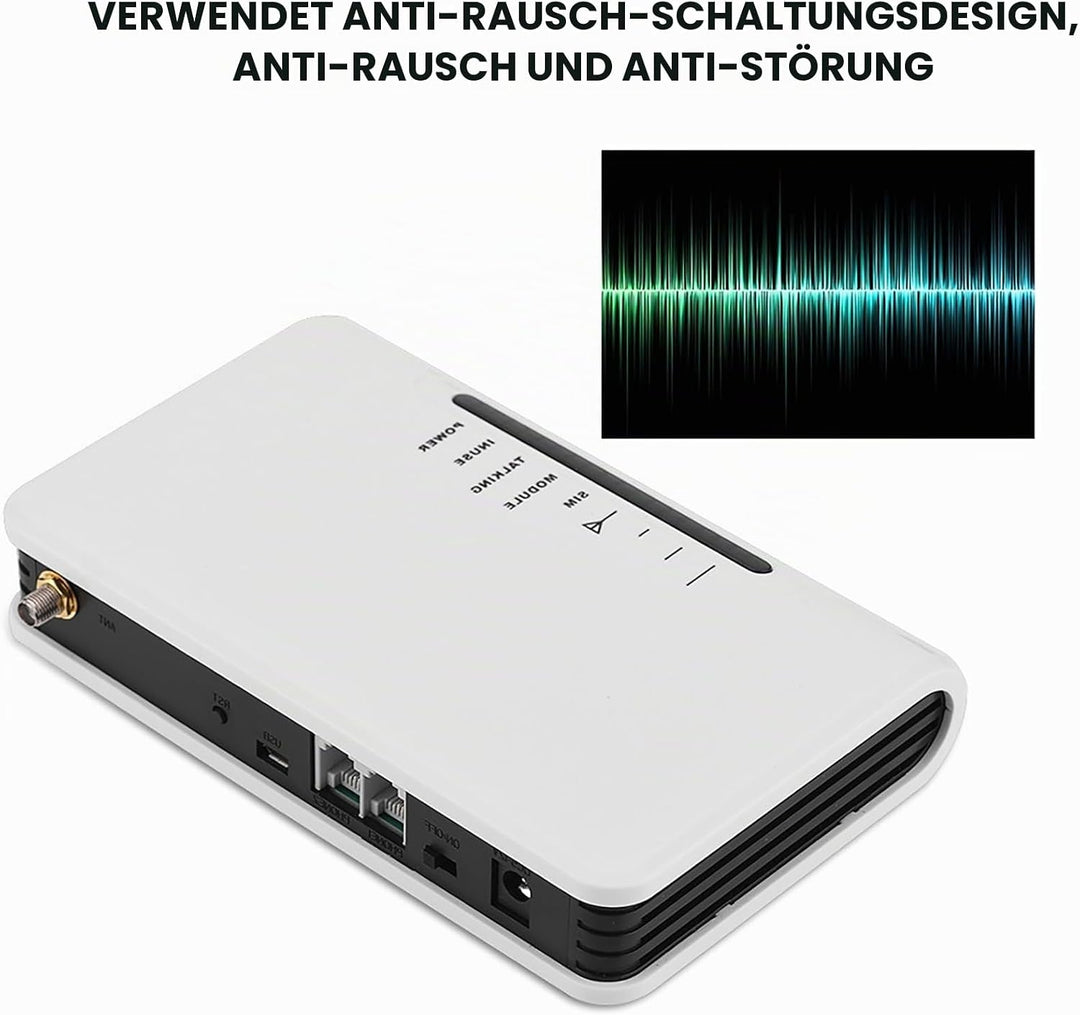 Ejoyous GSM Gateway Analoges,GSM Tischtelefon Drahtloses Terminal GSM-Modul GSM Quadband 850/900/180