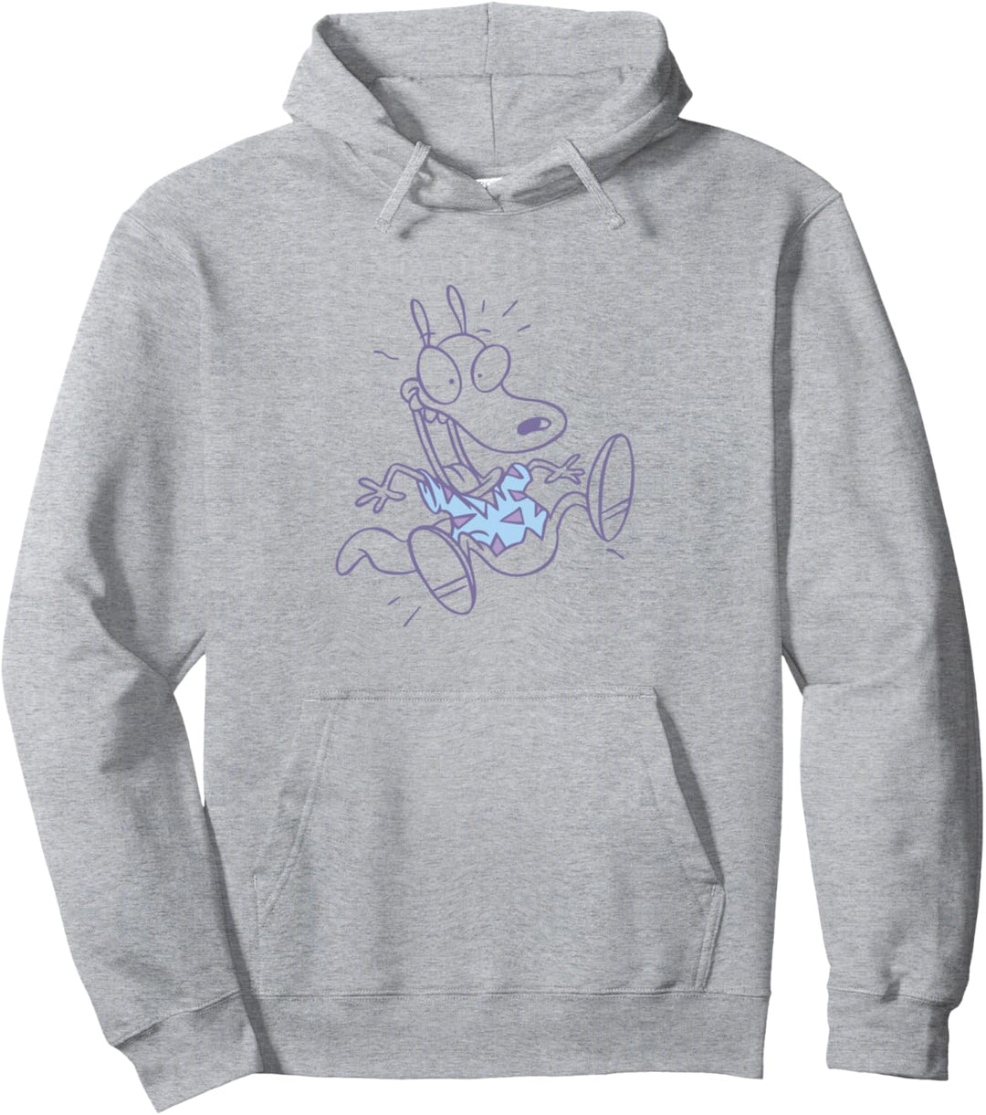 Rocko's Modern Life Rocko Pop Outline Pullover Hoodie