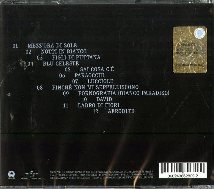 Blu Celeste, Audio-CD