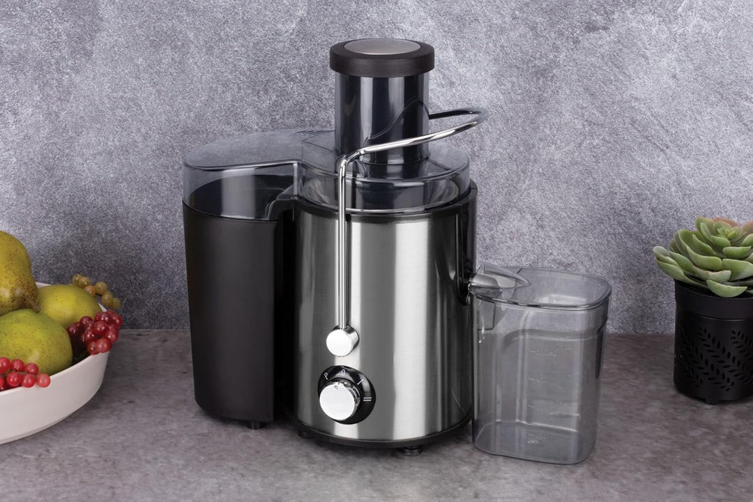 BERLINGER HAUS Entsafter Black Silver Collection | Leistungsstark und Benutzerfreundlich