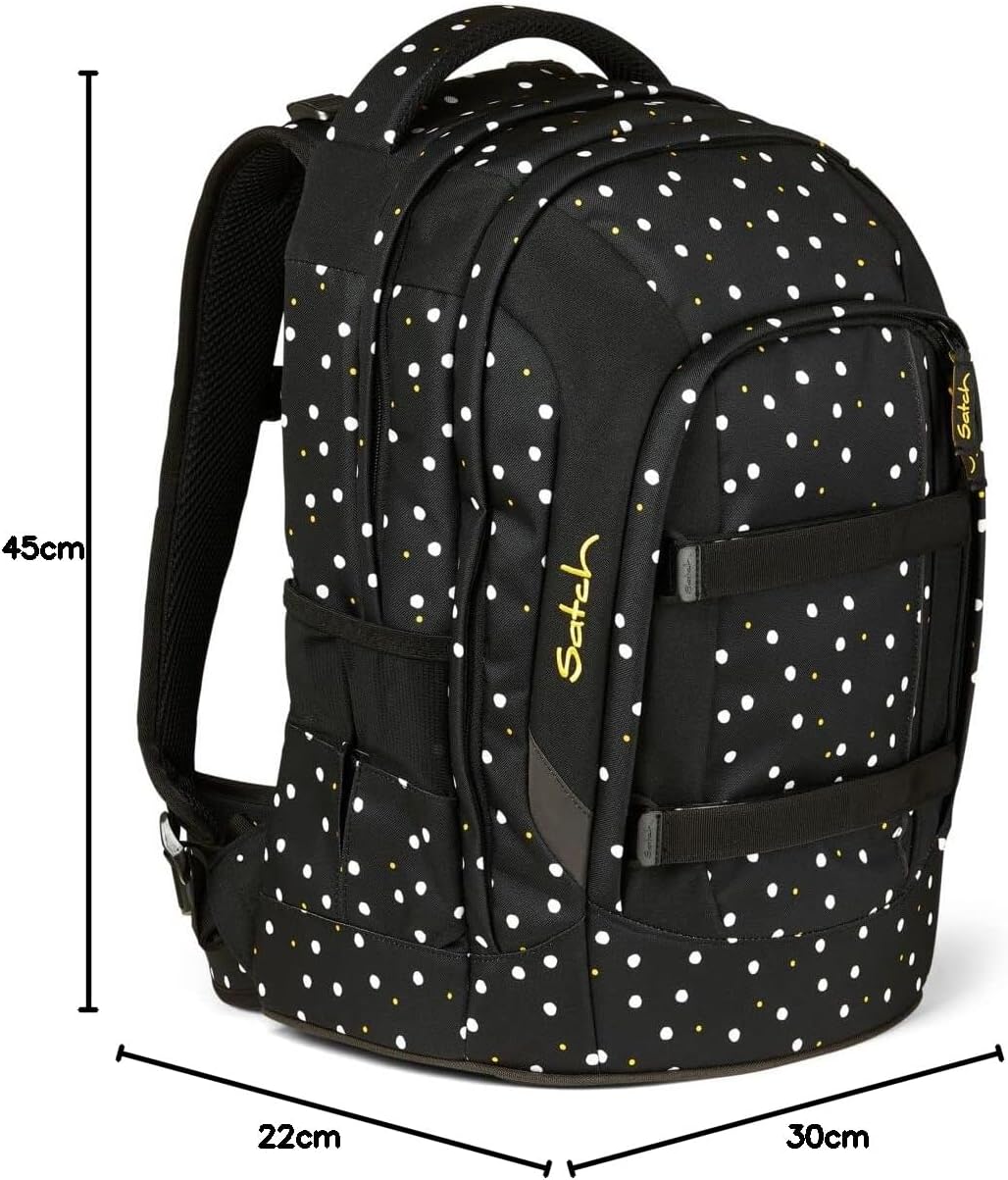 satch Pack Schulrucksack Set 3tlg. mit Sporttasche und Schlamperbox Lazy Daisy, Lazy Daisy