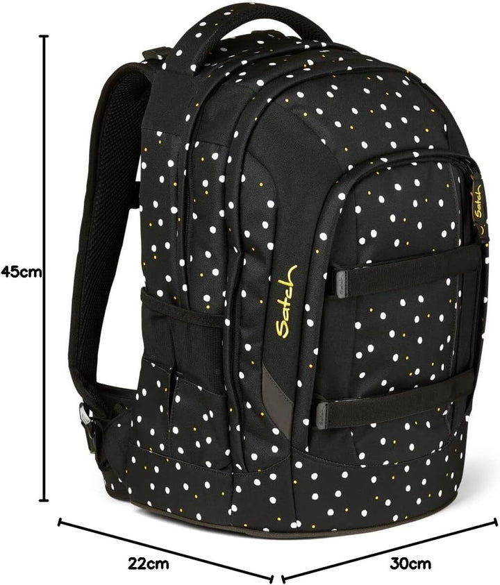 satch Pack Schulrucksack Set 3tlg. mit Sporttasche und Schlamperbox Lazy Daisy, Lazy Daisy