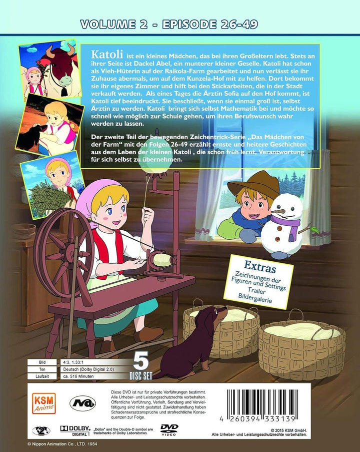 Das Mädchen von der Farm - Volume 2 (Episode 26-49 im 5 Disc Set), DVD