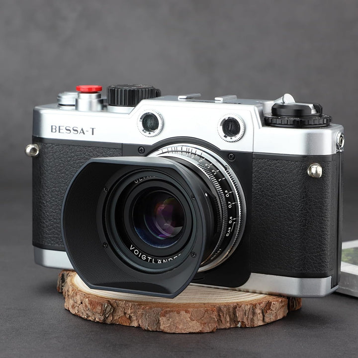 Haoge LH-VM12 Gegenlichtblende mit Bajonettsockel aus Metall, für Voigtlander 35 mm f2 1:2/35 Ultron