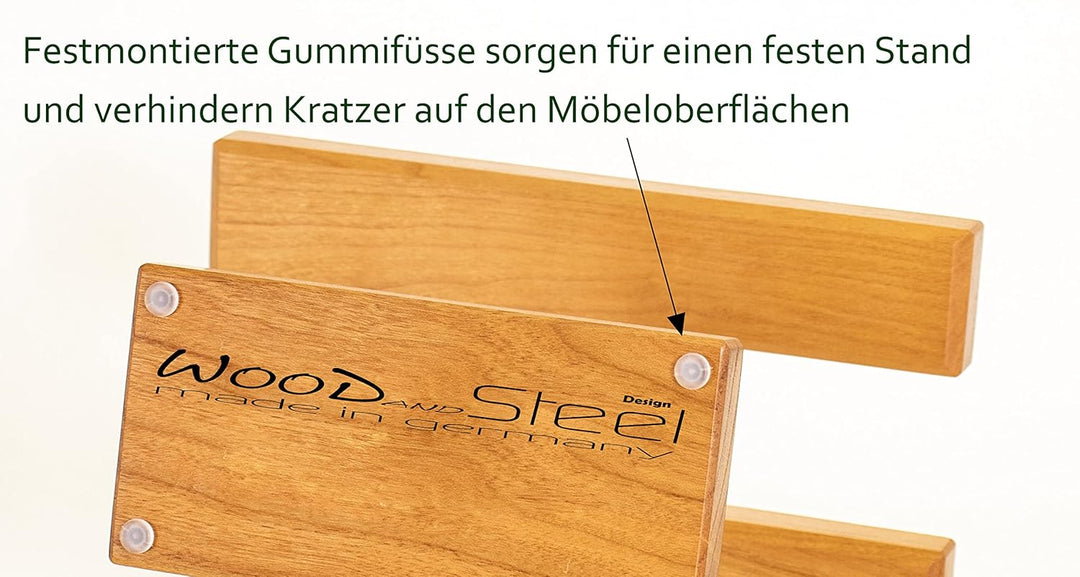 Uhrenhalter Uhrenständer Uhrhalter Ringablage Armbandhalter Kirschbaumholz Made in Germany (20cm Bre