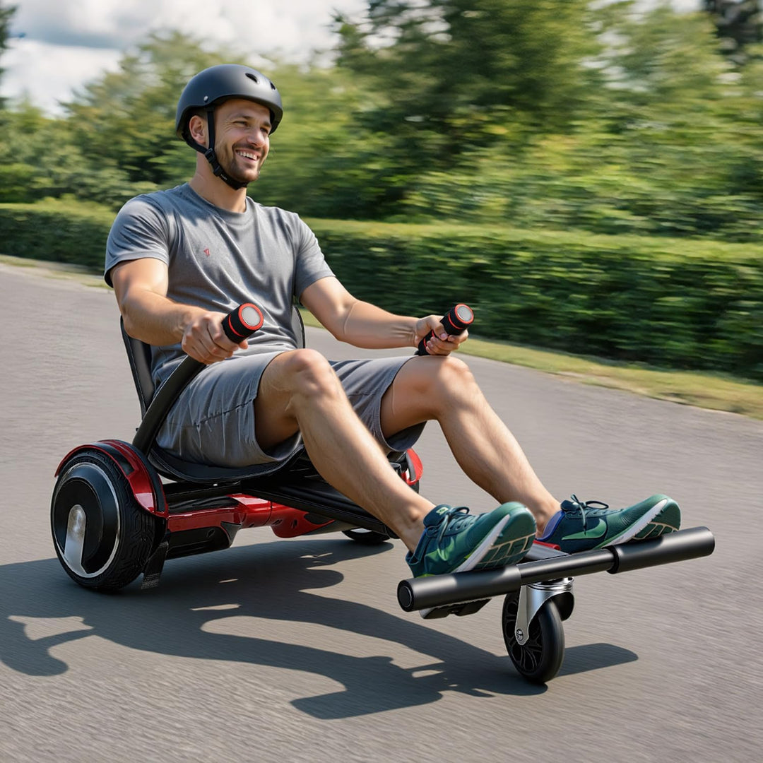 Lospitch Hoverboard mit Sitz Hoverboard Sitz,Sitzscooter für 6,5-10 Zoll 2 Wheel Balancing,Längenver