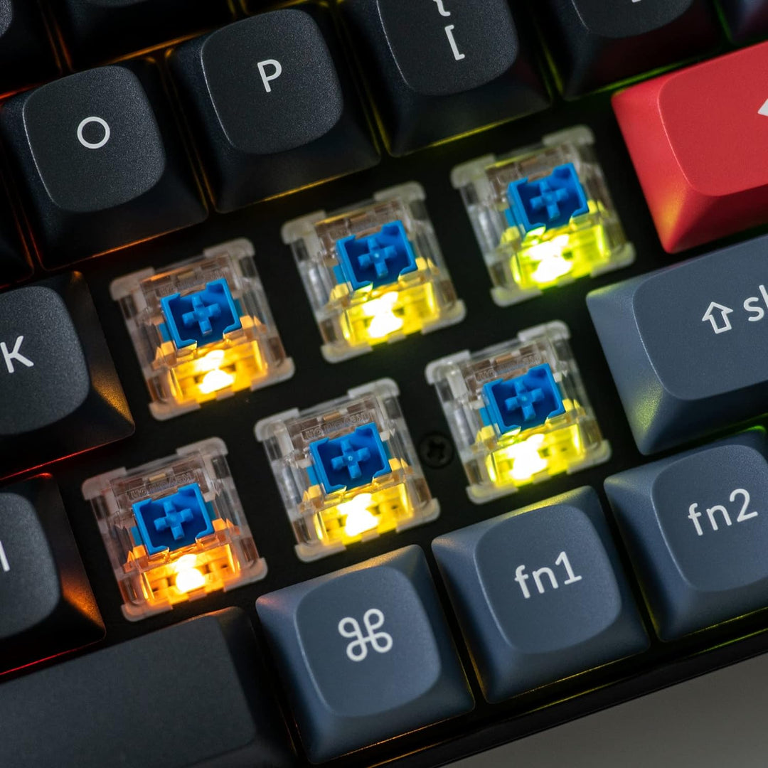 Keychron K6 Pro QMK/VIA Kabellose, mechanische Tastatur, US ANSI-Layout Hot-Swap-fähige Keychron K P