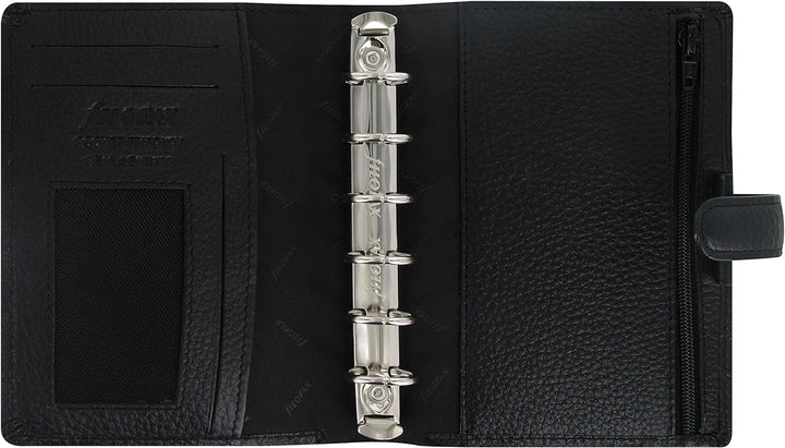 Filofax Pocket Finsbury Black Organizer 2022 schwarz Single, schwarz Single