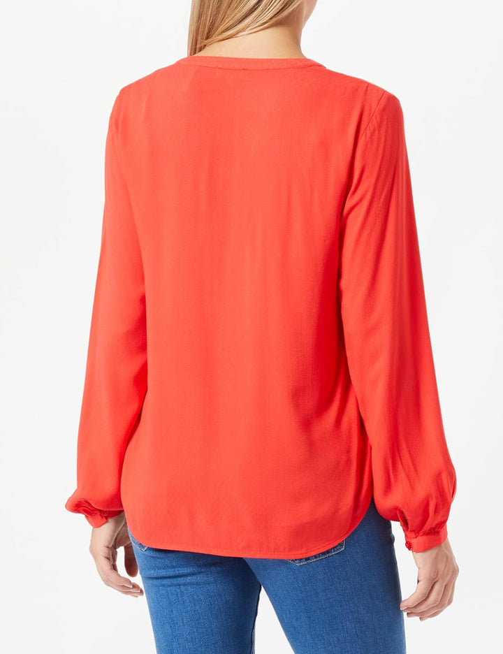 s.Oliver Damen Bluse Langarm mit Dobby Struktur, 3074