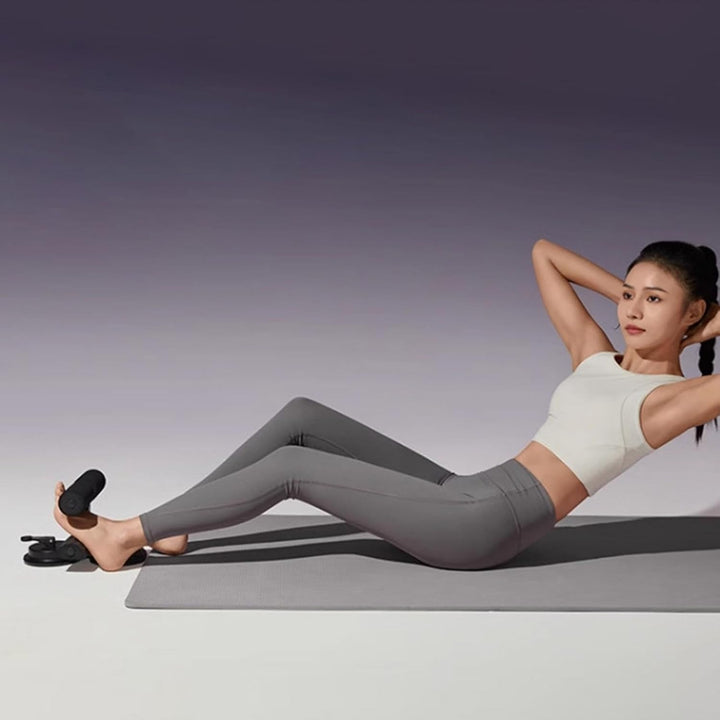 Sit-up-Assistent-Stange mit Widerstandsband,Portable Sit Up Assistant Sit Up Trainingsgerät,Bauchker