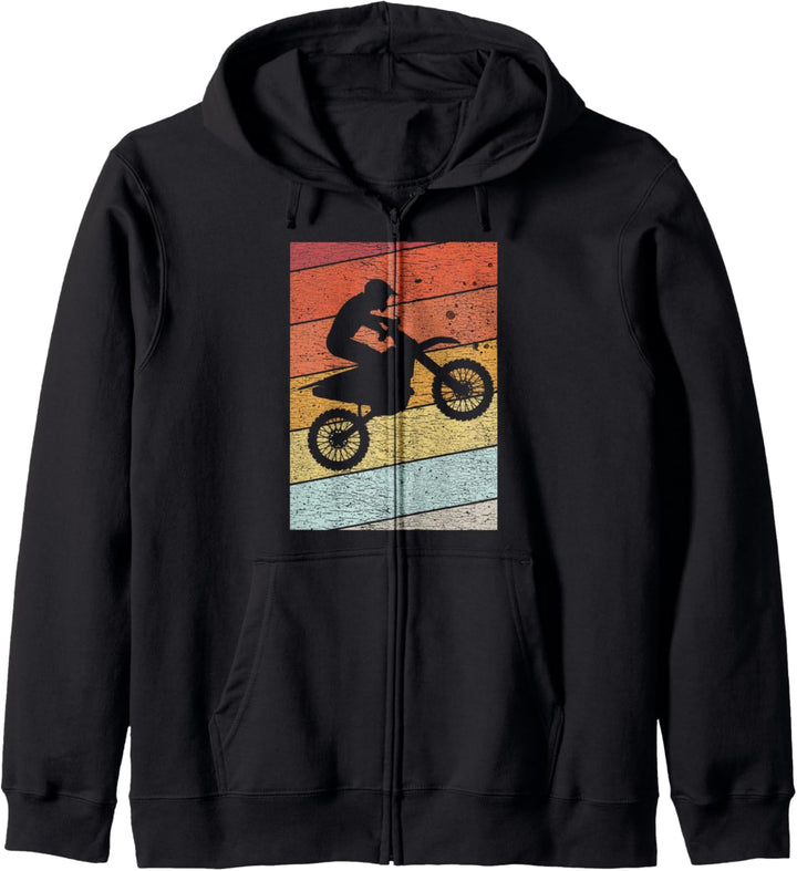 Motocross Dirt Bike Rider Motocross Geburtstag Geschenk Kapuzenjacke