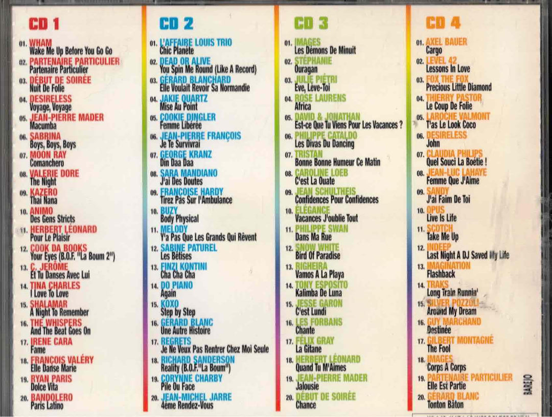 Mega 80, Audio-CD
