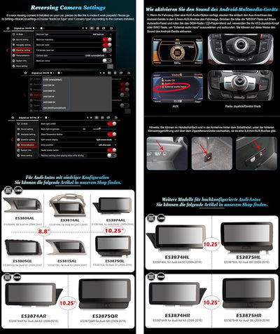 12.3 Zoll 8-Kern 128GB CarPlay Android 12 Autoradio GPS Navi Für Audi A4/A5/B8/S4/S5 Unterstützt GPS