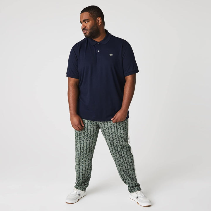 Lacoste Herren Polo-Shirt Kurzarm DH2050, Männer Polo-Hemd,2 Knopf,Regular Fit, Navy Blue (166)